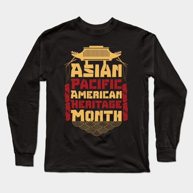 Aapi month gift :Asian Pacific American Heritage Long Sleeve T-Shirt by Mr_tee